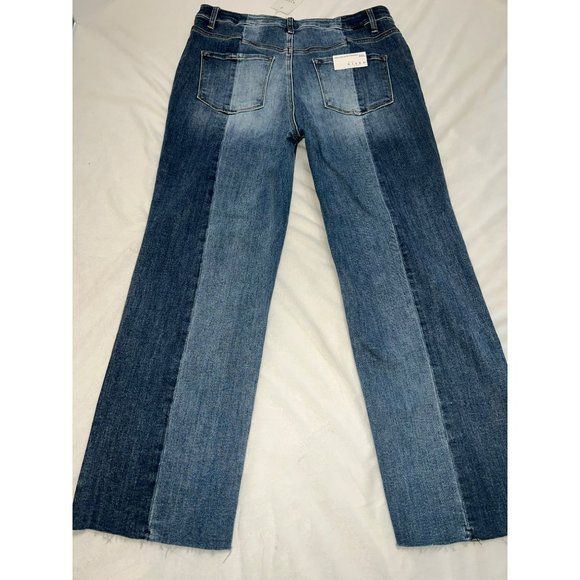 Risen High-Rise Slim Straight Jeans Size 2XL - Picture 9 of 10